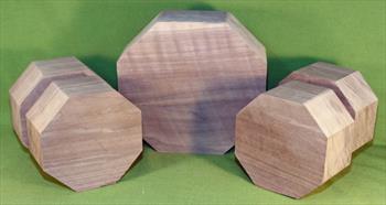 Bowl #806 - Black Walnut FIVE Piece Bowl Turning Blank Set ~ $124.99